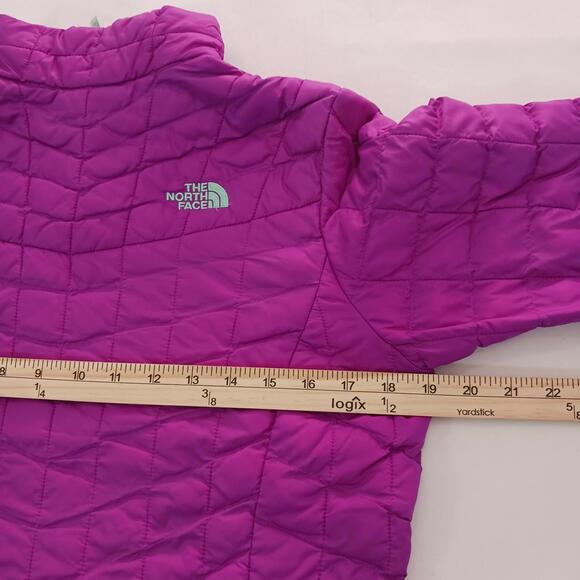 The North Face CSG4 Youth Girl's Size L (14/16) Purple Thermoball Puffer Jacket - Picture 6 of 16